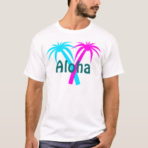 Hawaii Tropical Handflatan Träd T-Shirt