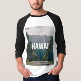 Hawaii Tropical Palm Trees Aesthetic T Shirt