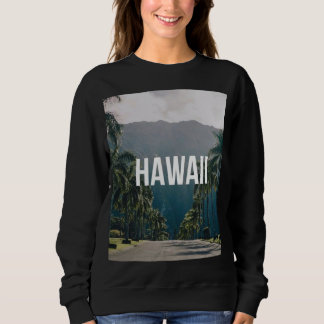 Hawaii Tropical Palm Trees Aesthetic T Shirt