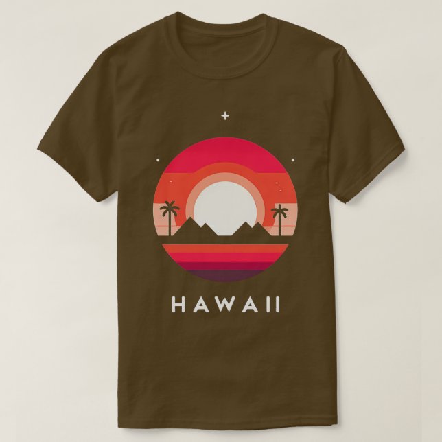 Hawaii Tropical Paradise Art TShirt 2 T Shirt (Design framsida)