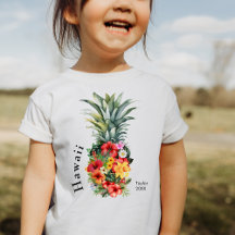 Hawaii Tropical Pineapple w/ Flowers, Family Namn