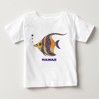 Hawaii tropisk fiskskjorta tee