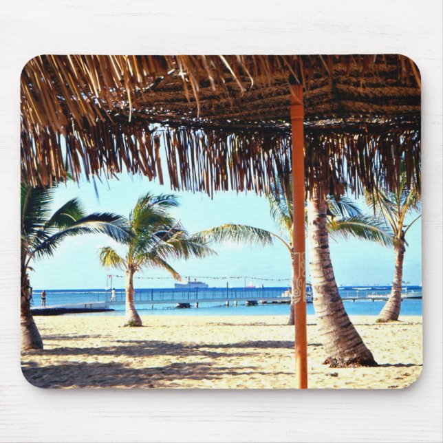 Hawaii Tropisk Strand Scen Musmatta (Framsidan)