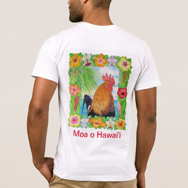 Hawaii Tupp T Shirt (Baksida)