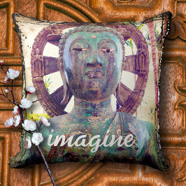 Hawaii Turcos Buddha Photo Imagine-skript fet Kudde