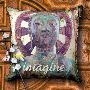 Hawaii Turcos Buddha Photo Imagine-skript fet Kudde