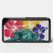 Hawaii Turtle och Flowers