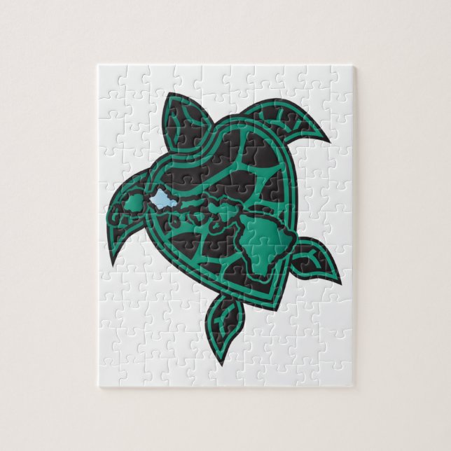 Hawaii Turtle och Hawaii Islands Pussel (Vertikal)