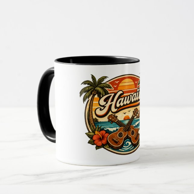 Hawaii & Ukulele Mugg (Framsida vänster)