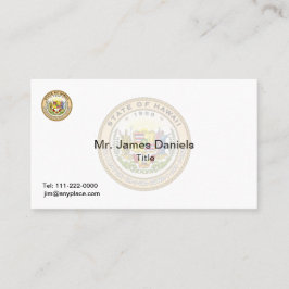 Hawaii Underbar Seal Visitkort