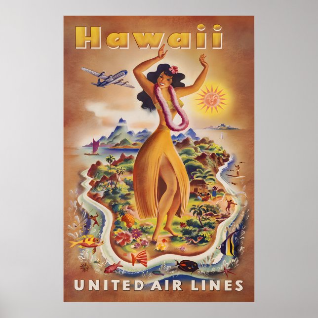 Hawaii - United Resematerial Poster (Framsidan)