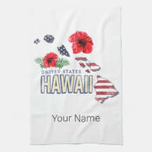 Hawaii United Stater Retro State Karta USA Souveni