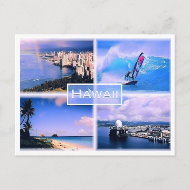 Hawaii - USA - Mosaic - Vykort (Framsida)