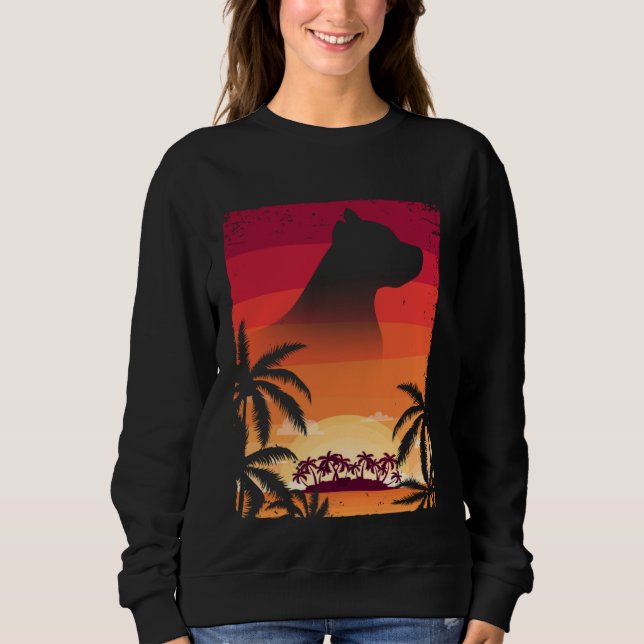 Hawaii Vacation  Staffordshire Bull Terrier T Shirt (Framsida)