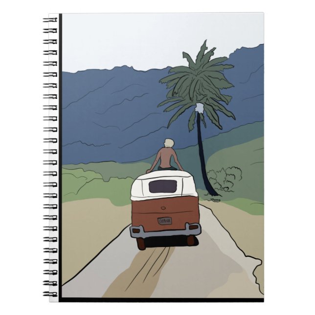 Hawaii Van Life Journal Anteckningsbok (Framsidan)
