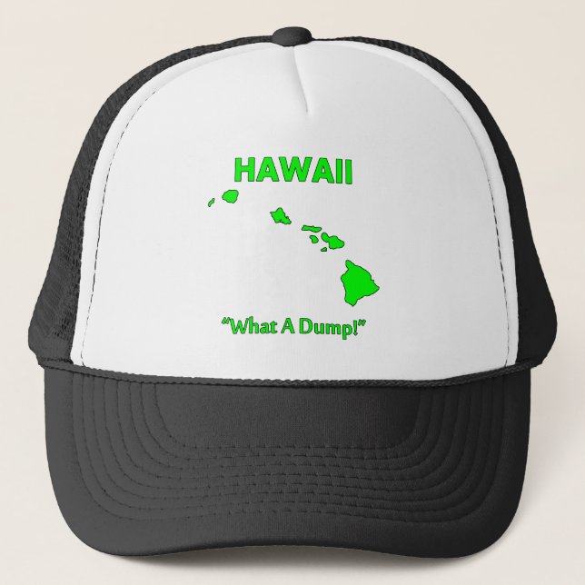 Hawaii - Vilken soptipp! Truckerkeps (Framsida)