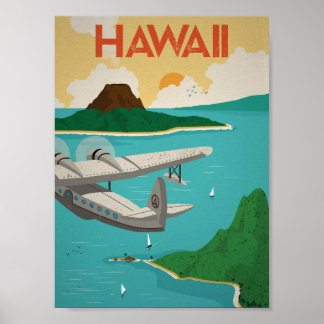 Hawaii Vintage affisch