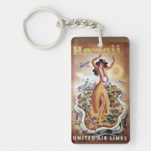 Hawaii vintage nyckelring