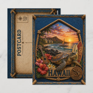 Hawaii Vintage Resa Vykort