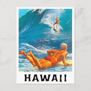 Hawaii vintage resor vykort