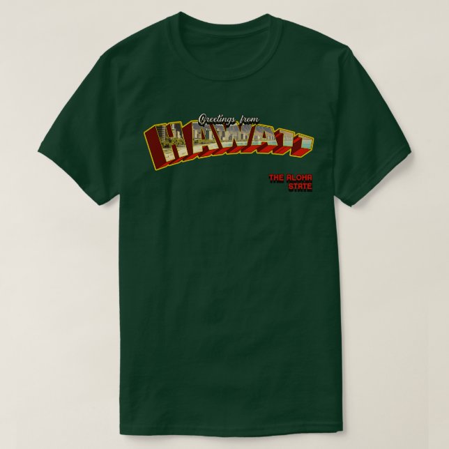 Hawaii Vintage TShirt 1 T Shirt (Design framsida)