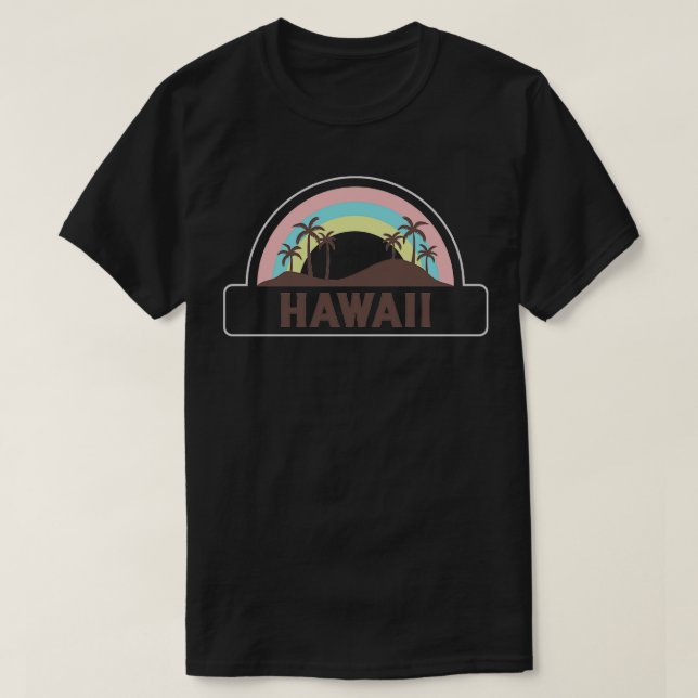 Hawaii Vintage TShirt T Shirt (Design framsida)