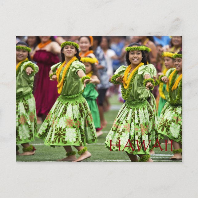 Hawaii Vintage Turism Travel Add Vykort (Framsida)