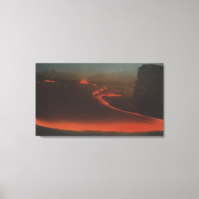 Hawaii - Visa Lava-spår från Active Canvastryck (Framsida)