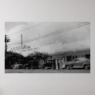 Hawaii - Visa Waikiki-teaterblocket Poster