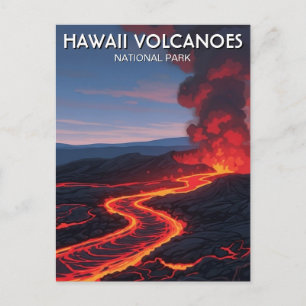 Hawaii Volcanoes National Park Resa Vykort