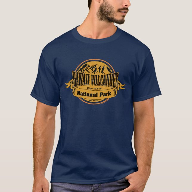 Hawaii vulkaner nationalpark, Hawaii T Shirt (Framsida)