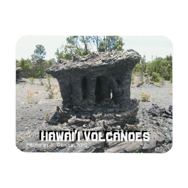 Hawai'i Vulkaners Magnet (Horisontell)