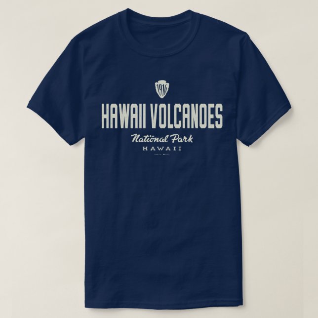 Hawaii Vulkaners nationalpark 1916 Arrowhad Tan T Shirt (Design framsida)