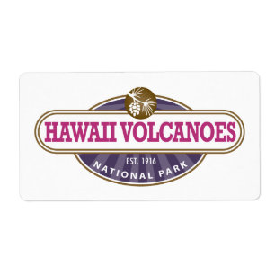 Hawaii Vulkaners nationalpark Fraktsedel