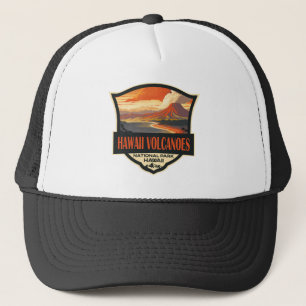 Hawaii Vulkaners nationalpark Illustration Travel Keps