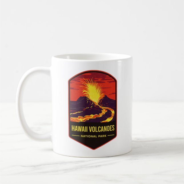 Hawaii Vulkaners nationalpark Kaffemugg (Vänster)