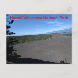 Hawaii Vulkaners nationalpark Kilauea Iki Vykort