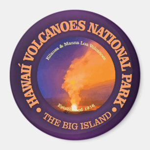 Hawaii Vulkaners nationalpark Magnet