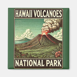 Hawaii Vulkaners nationalpark Magnet