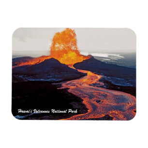 Hawaii Vulkaners nationalpark Magnet