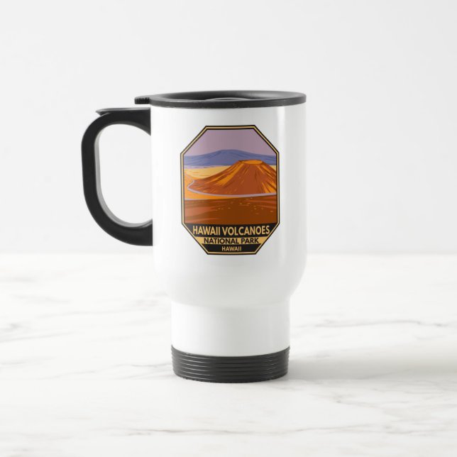 Hawaii Vulkaners nationalpark Mauna Kea Vintage Resemugg (Vänster)