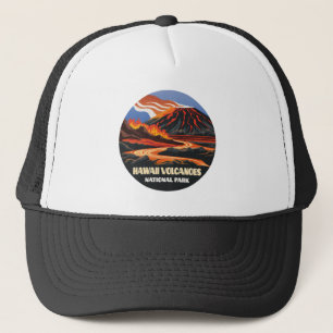 Hawaii Vulkaners nationalpark Mauna Loa Vintage Keps