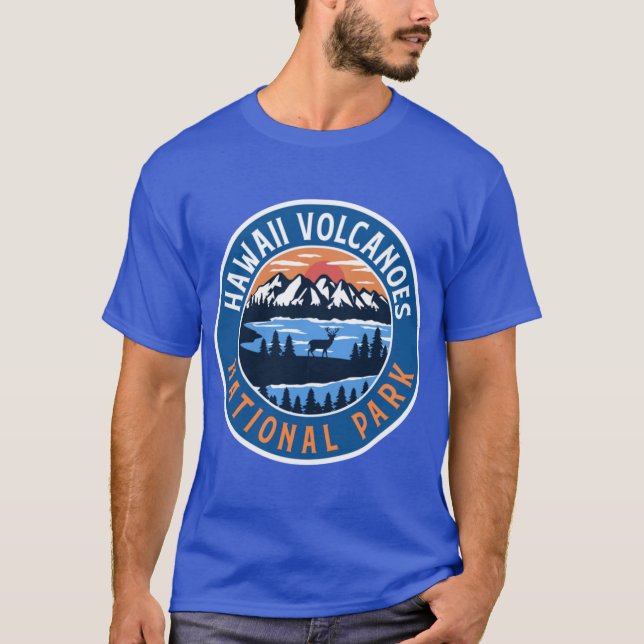Hawaii Vulkaners nationalpark Oversized T Shirt (Framsida)