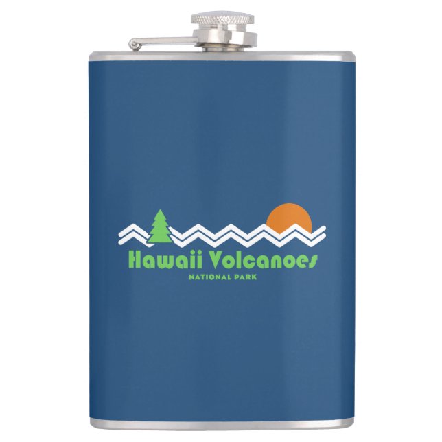 Hawaii Vulkaners nationalpark Retro Fickplunta (Framsidan)