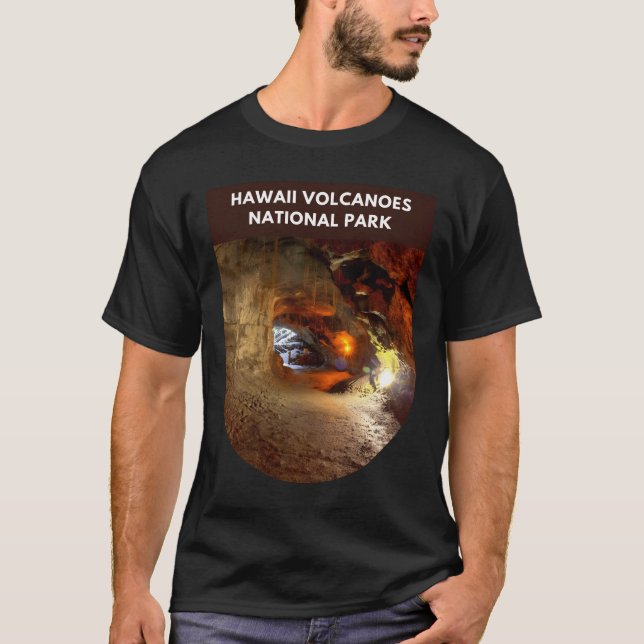 Hawaii Vulkaners nationalpark T Shirt (Framsida)