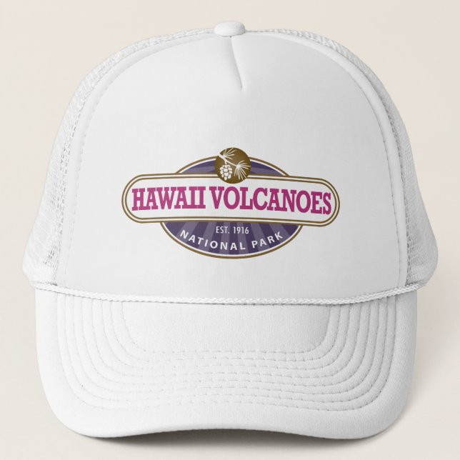 Hawaii Vulkaners nationalpark Truckerkeps (Framsida)