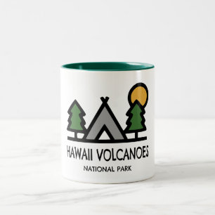 Hawaii Vulkaners nationalpark Två-Tonad Mugg