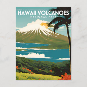 Hawaii Vulkaners nationalpark Vykort