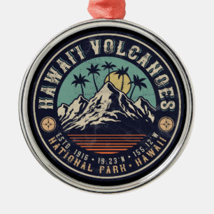 Hawaii Vulkaners nationalparköarna Julgransprydnad Metall