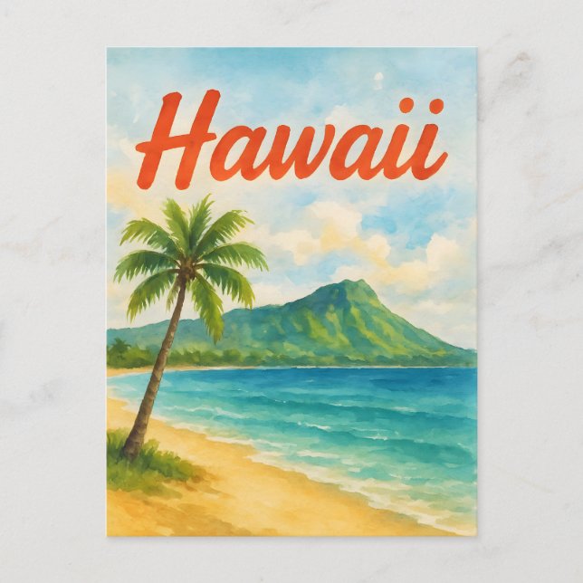 Hawaii Vykort (Framsida)